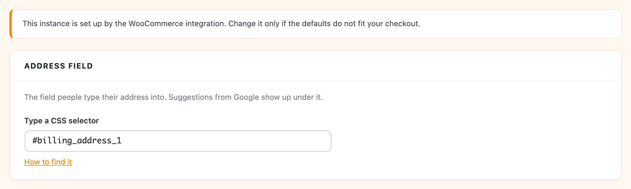 A WooCommerce instance on the Instances tab